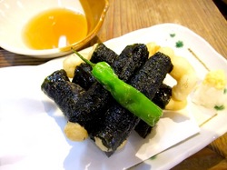 藤沢の老舗居酒屋久昇の大和芋磯辺揚げ