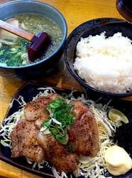 藤沢名物里のうどん石川店@湘南ライフタウンのバラ塩セット