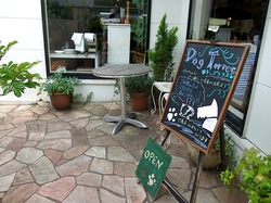 藤沢市大庭のイタリアンマカロニ市場@湘南ライフタウンのドッグテラス