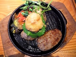 辻堂テラスモール湘南のハンバーグレストランいしがまやのプレミアムハンバーグ和風おろし