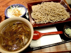 鎌倉のそば懐石峰本の鴨せいろ