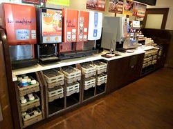 海が見えるCOCO'S(ココス) 江ノ島店@腰越のドリンク&スープバー