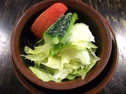 ビーフシチューで有名な北鎌倉去来庵のミニサラダ