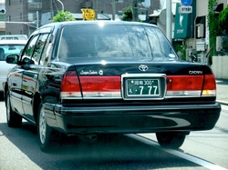 湘南ナンバー「777」のラッキー個人タクシー