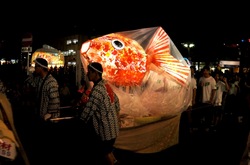 六会日大前駅のお祭り「湘南ねぶた2013」
