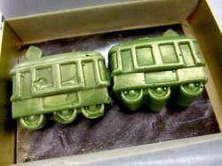 江ノ電のホワイトデー貸し切り車両スイーツ江ノ電号江ノ電チョコ