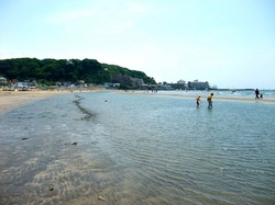 鎌倉の由比ガ浜海水浴場