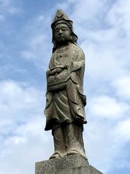 湘南藤沢から五島列島へ福江島の高浜ビーチ魚藍観音