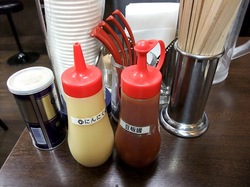 遠藤@湘南ライフタウン家系ラーメン松湘家の調味料