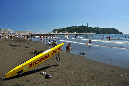 湘南江ノ島片瀬海岸西浜海水浴場