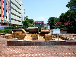 藤沢駅北口デッキサンパール広場の噴水