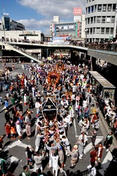 藤沢市民まつり2013の湘南神輿パレード
