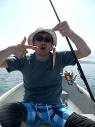 鎌倉材木座の上ノ山ボートでキス釣り