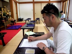 鎌倉パワースポット長谷寺で写経&写仏体験