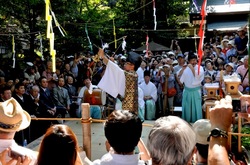 鎌倉御霊神社の例祭「面掛け行列」