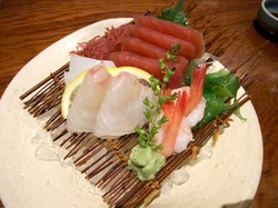 鎌倉のそば懐石峰本の刺身