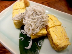 鎌倉のそば懐石峰本の卵焼き