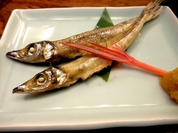 鎌倉のそば懐石峰本のめぎすの干物