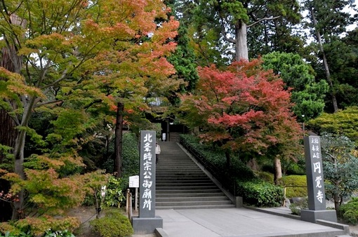 北鎌倉円覚寺の紅葉2014総門
