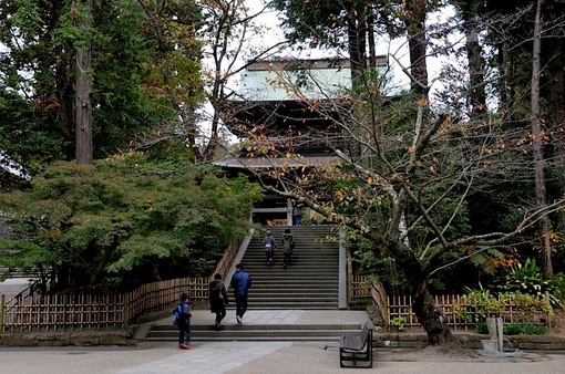 北鎌倉円覚寺の紅葉2014山門