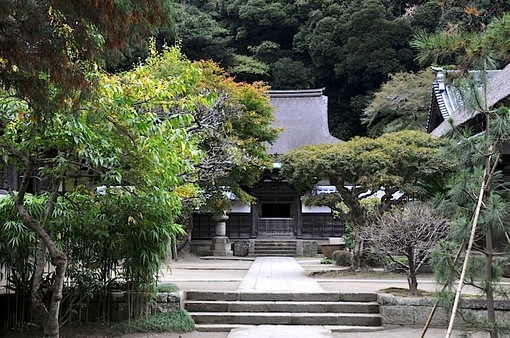 北鎌倉円覚寺の紅葉2014舎利殿