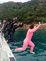 湘南藤沢から五島列島へ福江島の体験ダイビング