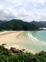 湘南藤沢から五島列島へ福江島の高浜ビーチ