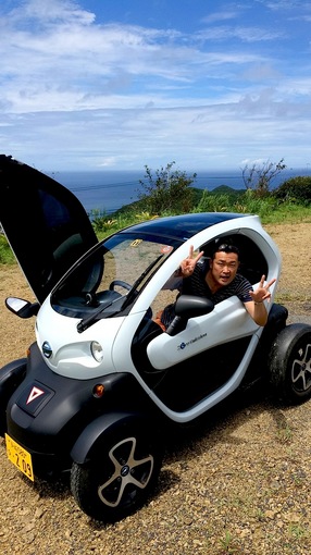 湘南藤沢から五島列島へ久賀島の小型電動自動車