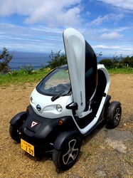 湘南藤沢から五島列島へ久賀島の小型電動自転車