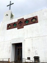世界遺産を目指す五島列島のカトリック教会群下五島福江島の浦頭教会