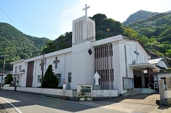 世界遺産を目指す五島列島のカトリック教会群上五島奈良尾周辺の浜串教会
