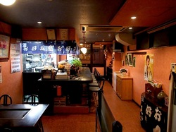 藤沢市善行のお好み焼き&鉄板焼き花味の店内