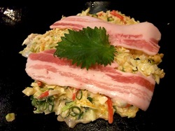 藤沢市善行のお好み焼き&鉄板焼き花味のミックス天