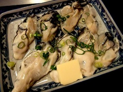 藤沢市善行のお好み焼き&鉄板焼き花味のカキ焼き