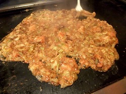 藤沢市善行のお好み焼き&鉄板焼き花味のもんじゃ焼き